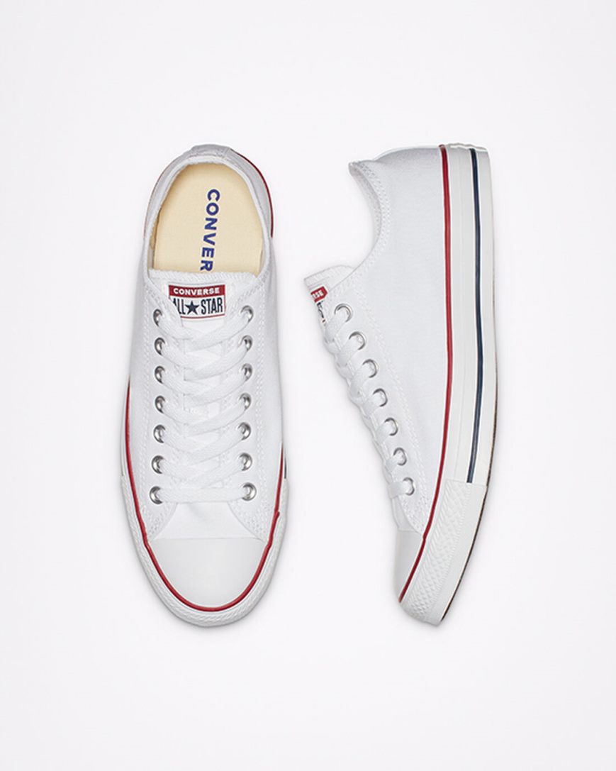 Tenisi Dama Converse Chuck Taylor All Star Clasici Albi | RO WUCS13670